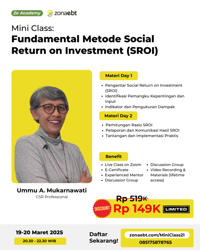 1 Fundamental Metode Social Return on Investment (SROI)