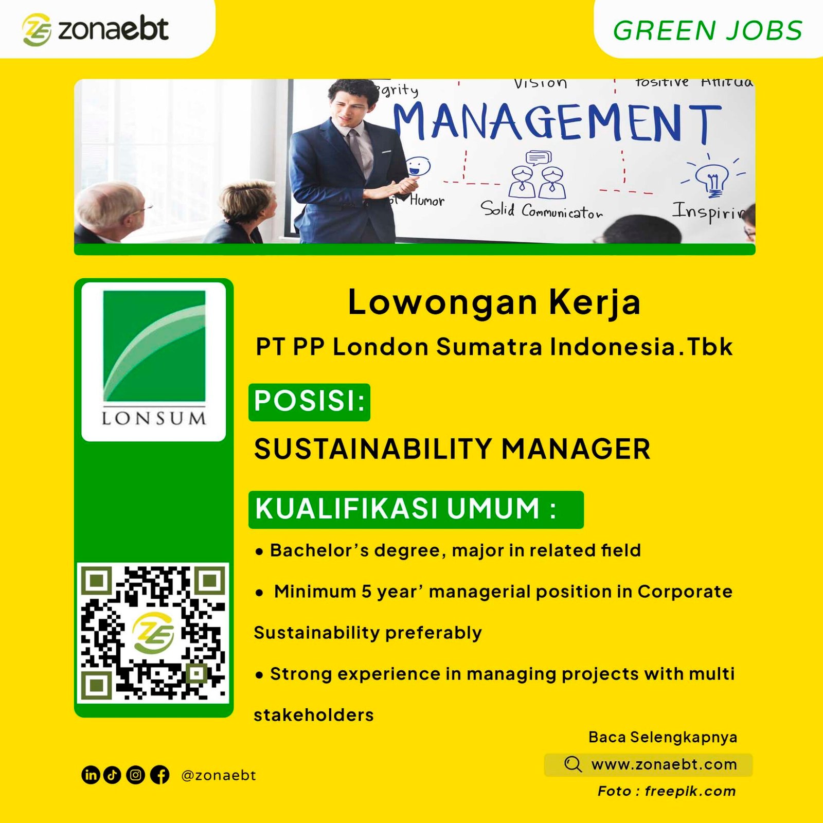 Sustainability Manager