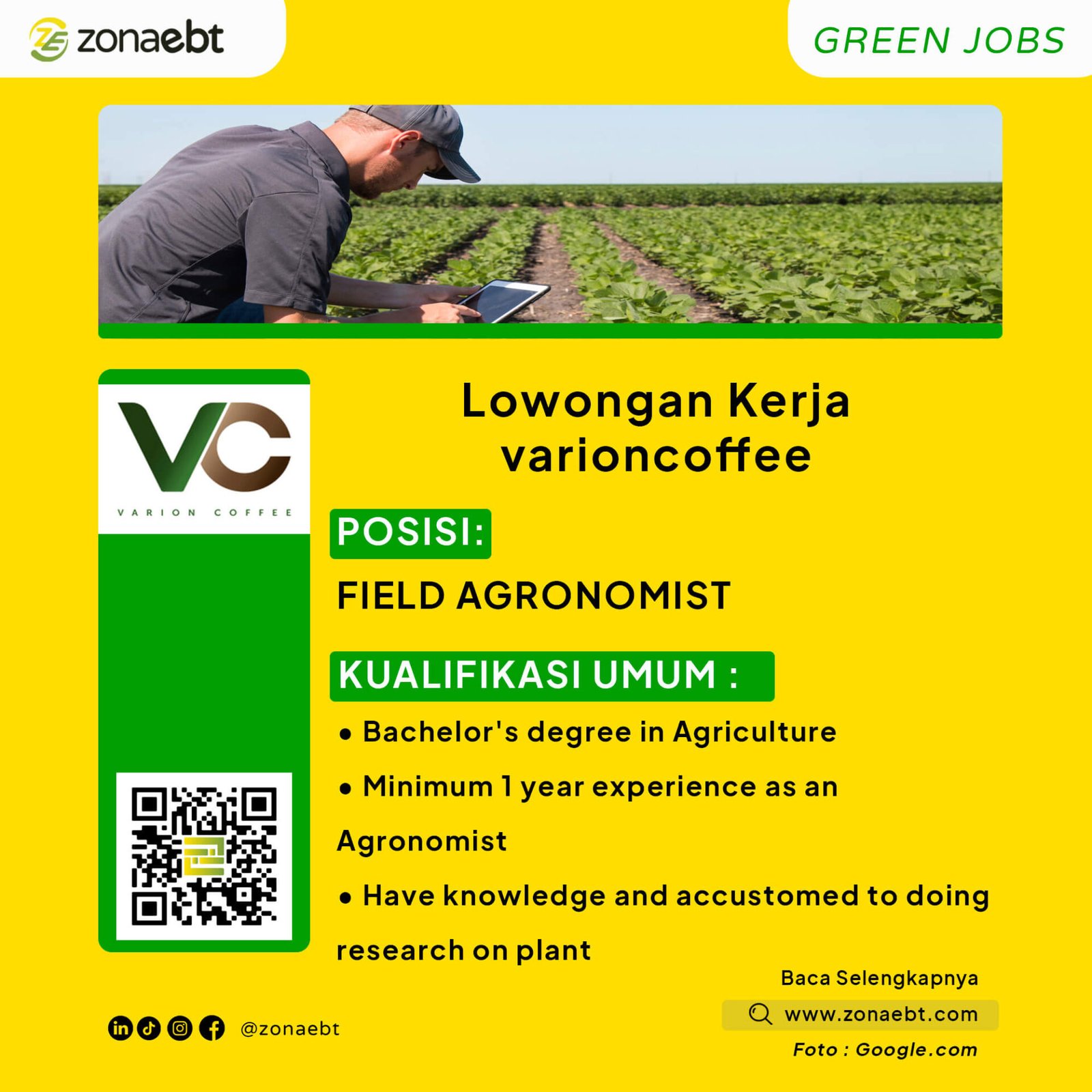 Field Agronomist zonaebt.com