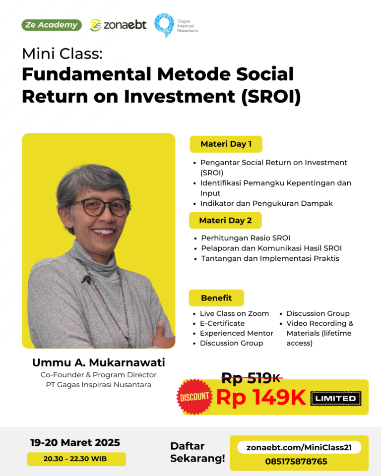 2 Fundamental Metode Social Return on Investment (SROI)