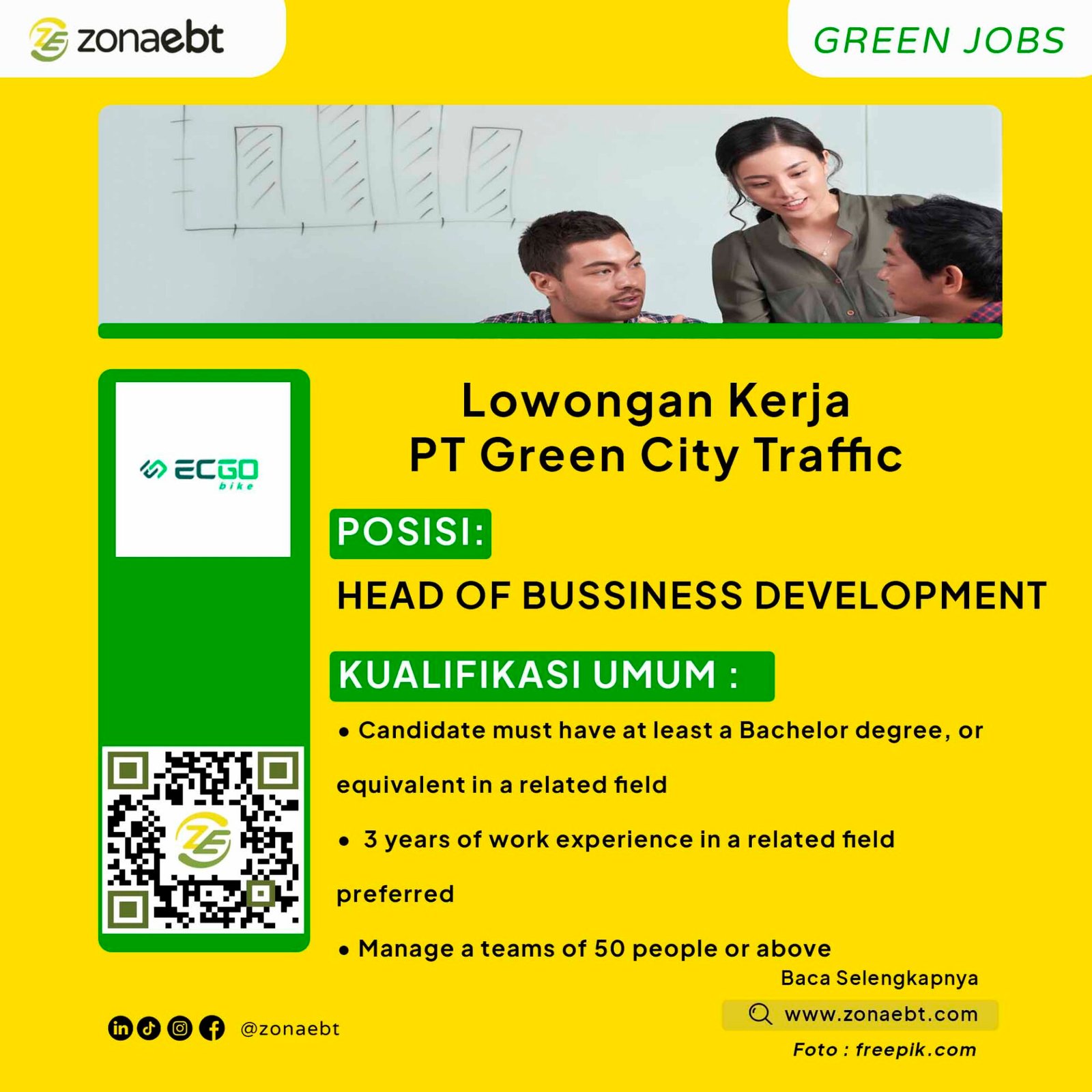 Head of Bussiness Development zonaebt,com