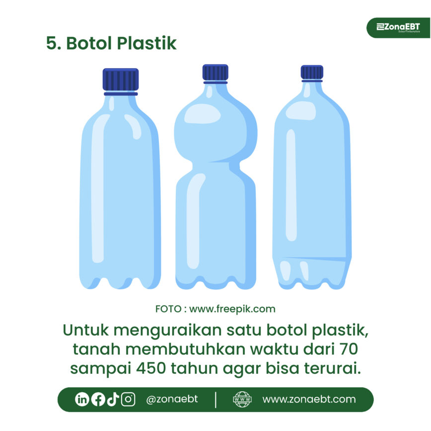 6 Jenis Sampah Yang Sulit Terurai - Zonaebt.com