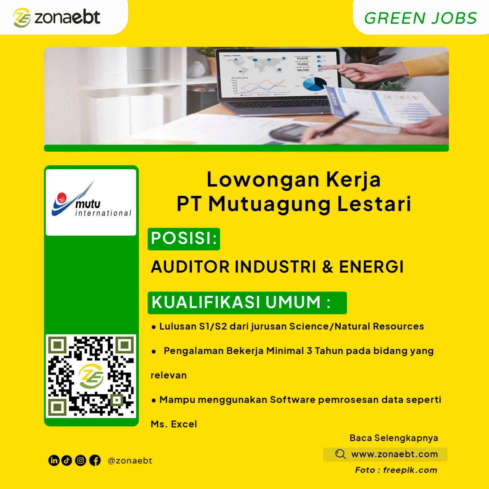 Auditor Industri & Energi zonaebt.com