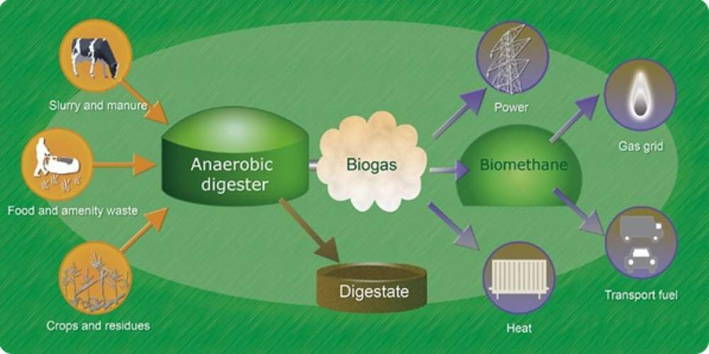 Anaerobic Digester scheme. zonaebt.com