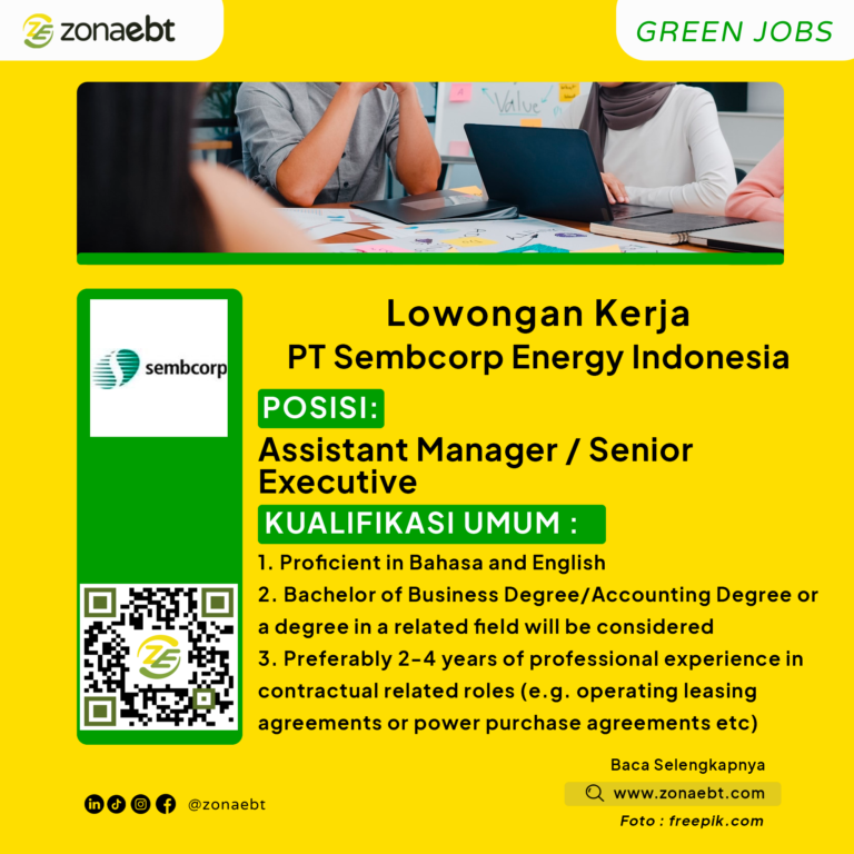 Assistant Manager Senior ExecutiveGreen Jobs