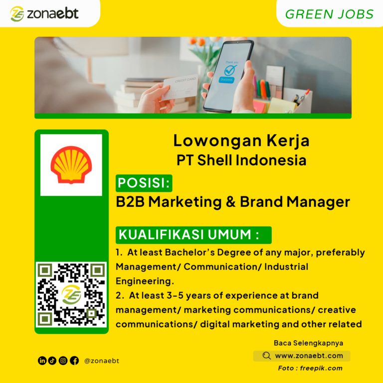 B2B Marketing & Brand ManagerGreen Jobs