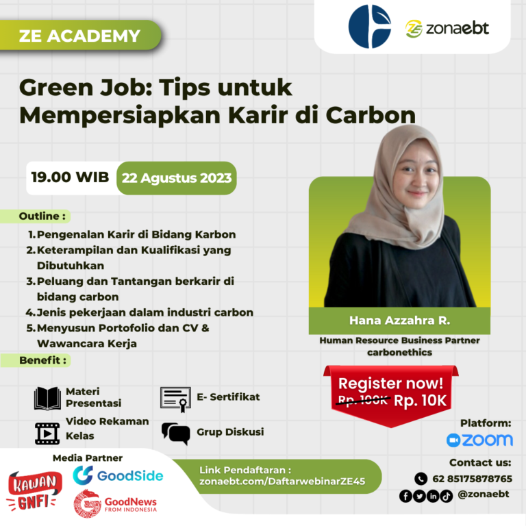 Flyer Green Job Tips untuk Mempersiapkan Karir di Carbon (1)