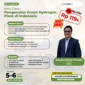 Flyer Pengenalan Green Hydrogen Plant di Indonesia