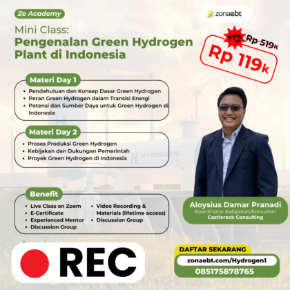 Flyer Pengenalan Green Hydrogen Plant di Indonesia zonaebt.com