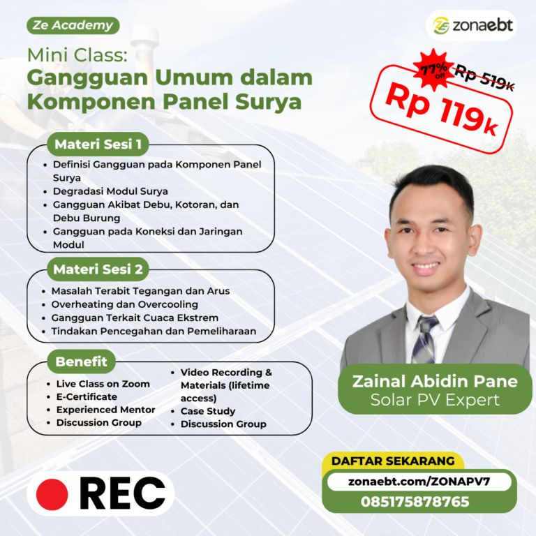 Flyer Record Gangguan Umum dalam Komponen Panel Surya