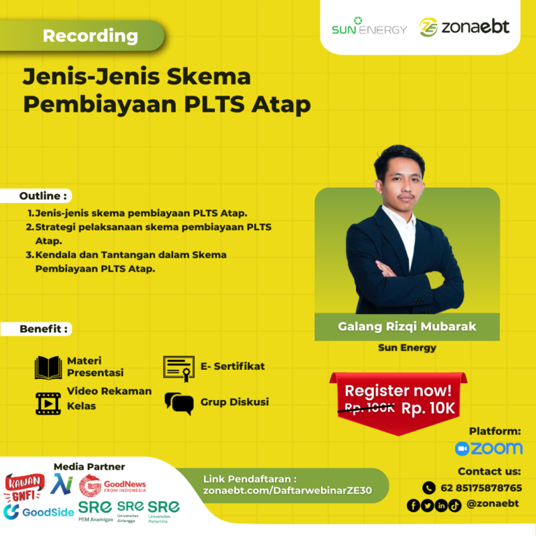 Flyer Record Jenis-Jenis Skema Pembiayaan PLTS Atap