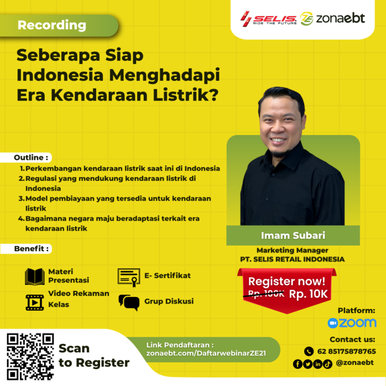 Flyer Recording Seberapa Siap Indonesia Menghadapi Era Kendaraan Listrik