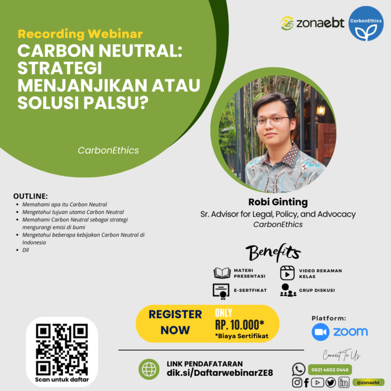 Flyer Recording Webinar Carbon Neutral