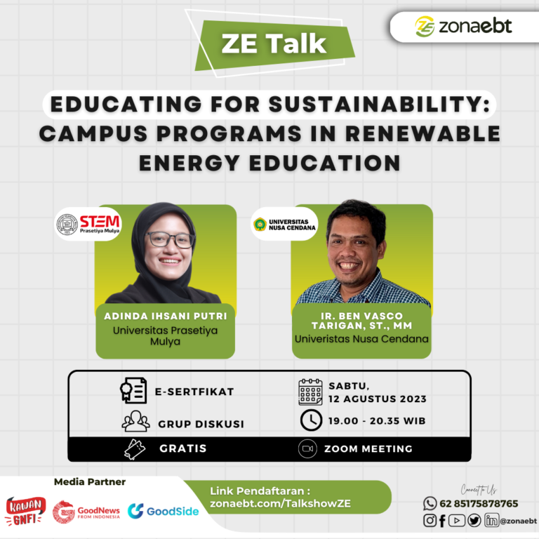 Flyer ZE Talk Educating for Sustainability Campus Programs in Renewable Energy Education (1)