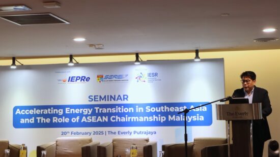 Seminar Accelerating Energy Transition in Southeast Asia and The Role of ASEAN Chairmanship Malaysia