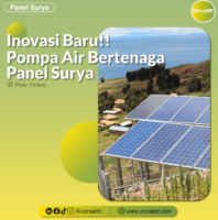 Inovasi Baru!! Pompa Air Bertenaga Panel Surya Zonaebt