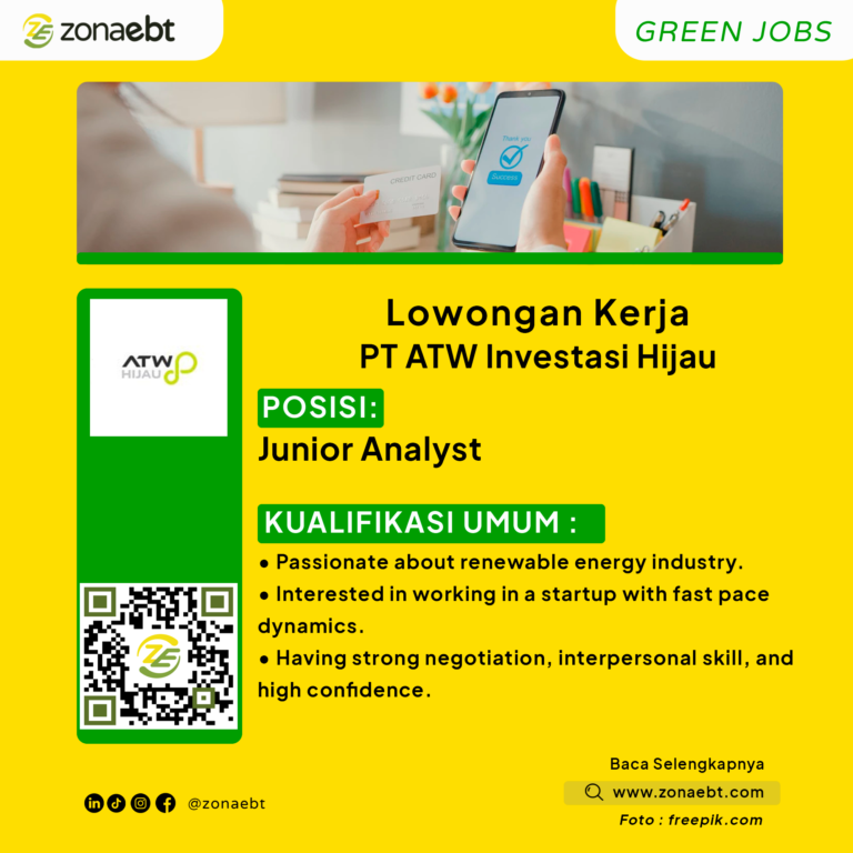 Junior AnalystGreen Jobs