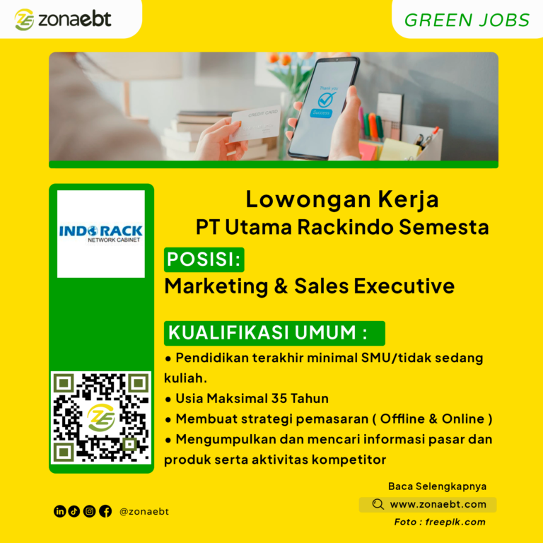 Marketing & Sales ExecutiveGreen Jobs