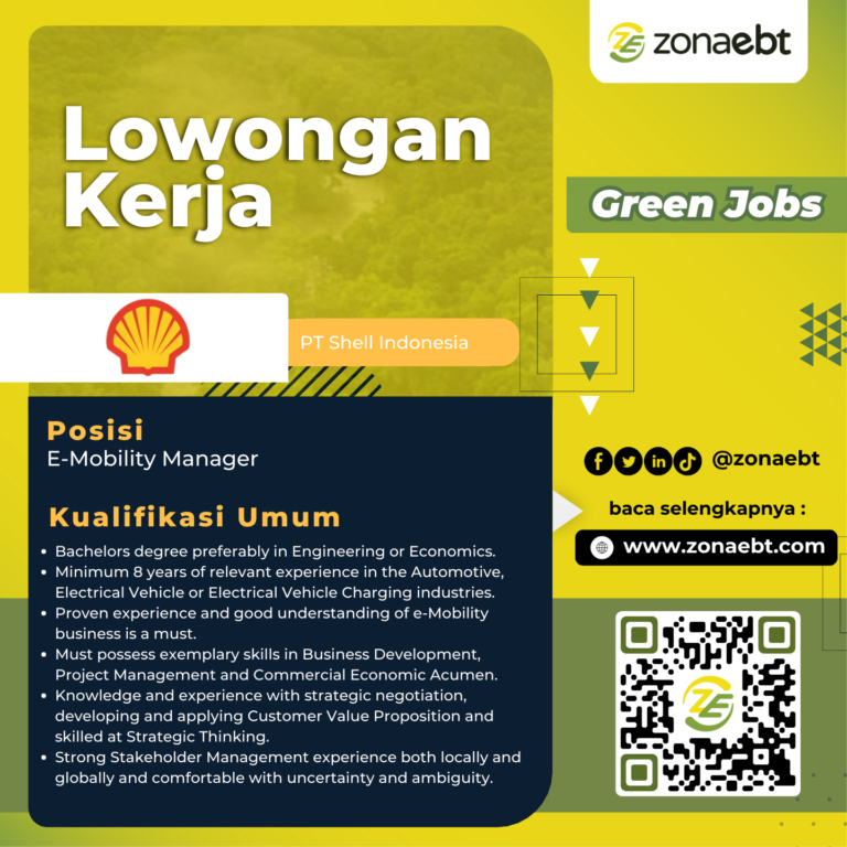 PT Shell Indonesia E-Mobility Manager