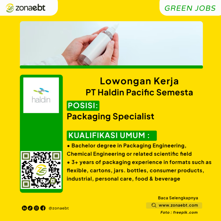 Packaging SpecialistGreen Jobs zonaebt.com