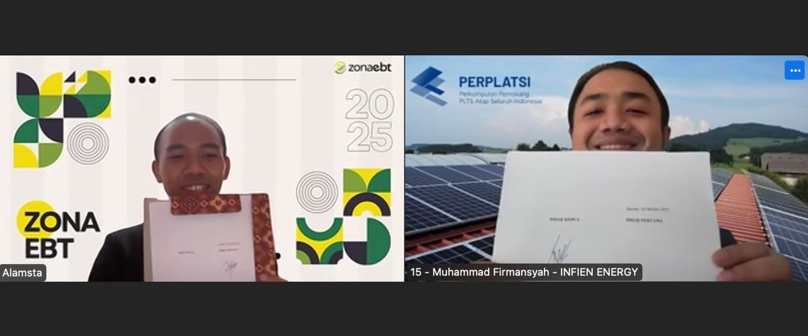 Penandatanganan MOU oleh Perplatsi dan Zonaebt