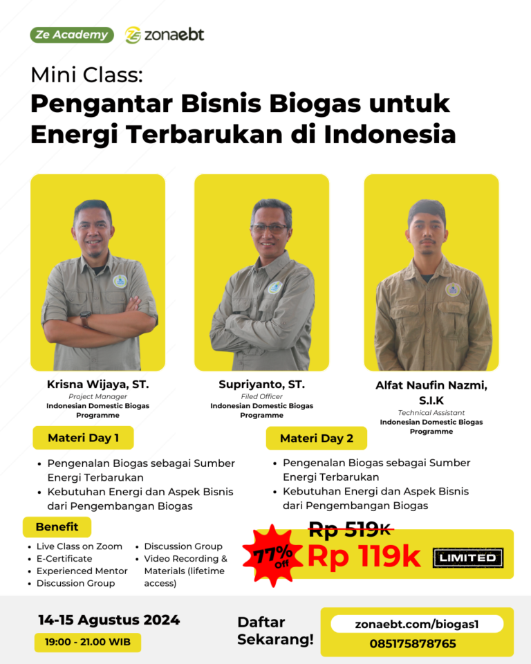 Pengantar Bisnis Biogas untuk Energi Terbarukan di Indonesia (1)