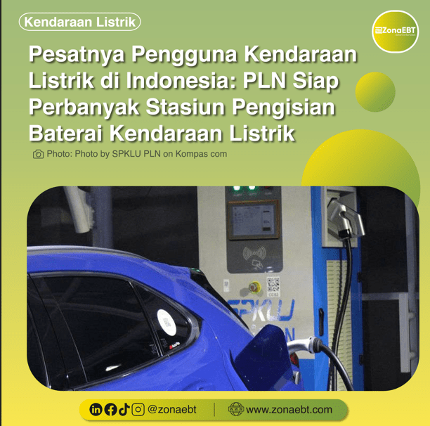 Pesatnya Pengguna Kendaraan Listrik di Indonesia zonaebt