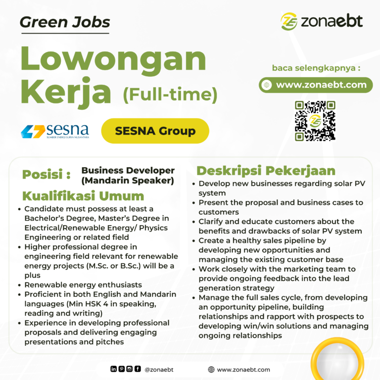 Post Business Developer green jobs zonaebt.com