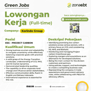 Post ESG PROJECT CARBON green jobs zonaebt.com