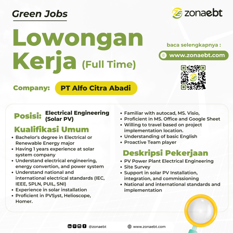 Post Electrical Engineering (Solar PV) green jobs zonaebt.com