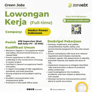 Post HSE Supervisor green jobs zonaebt.com