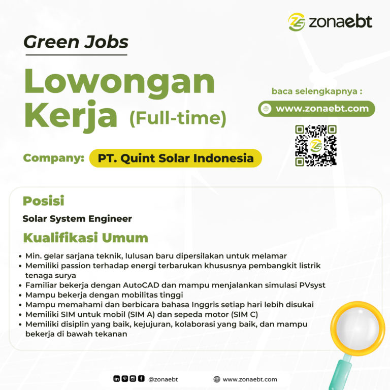 Post Solar System Engineer greenjobs zonaebt