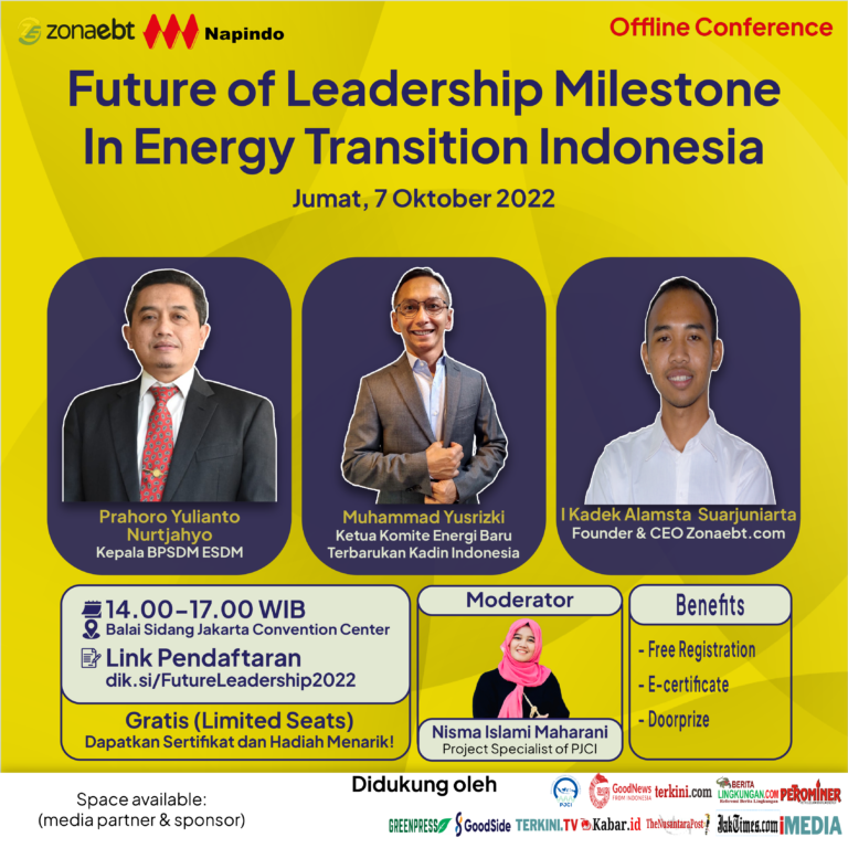 Future of leadership milestone in Energy Transition Indonesia