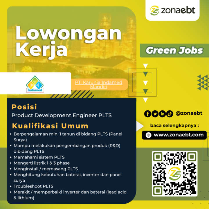 Product Development Engineer PLTS - zonaebt.com