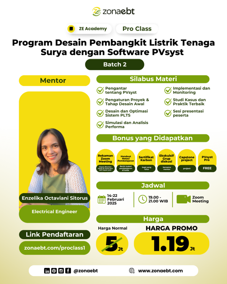 Program Desain Pembangkit Listrik Tenaga Surya dengan Software PVsyst Batch 2 1