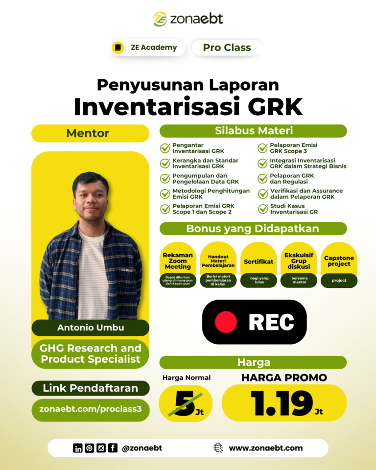 Record Penyusunan Laporan Inventarisasi GRK