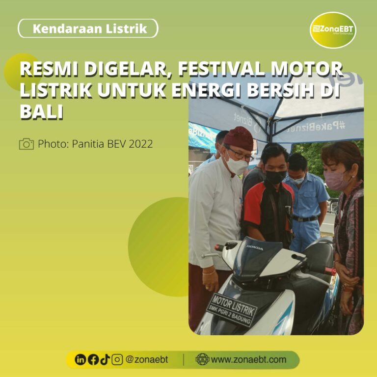 Resmi Digelar, Festival Motor Listrik zonaebt