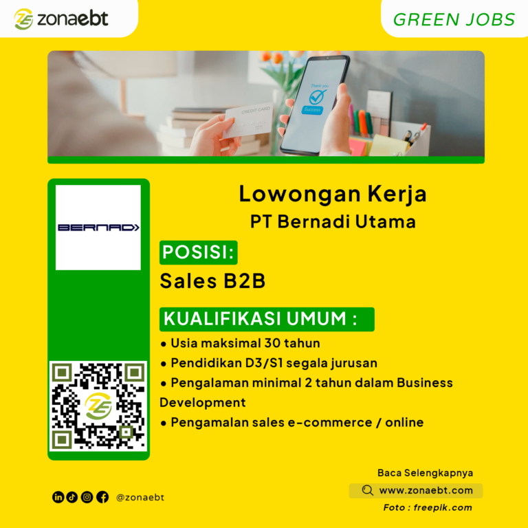 Sales B2BGreen Jobs zonaebt.com