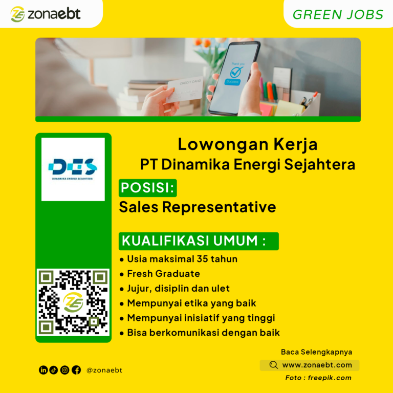 Sales RepresentativeGreen Jobs