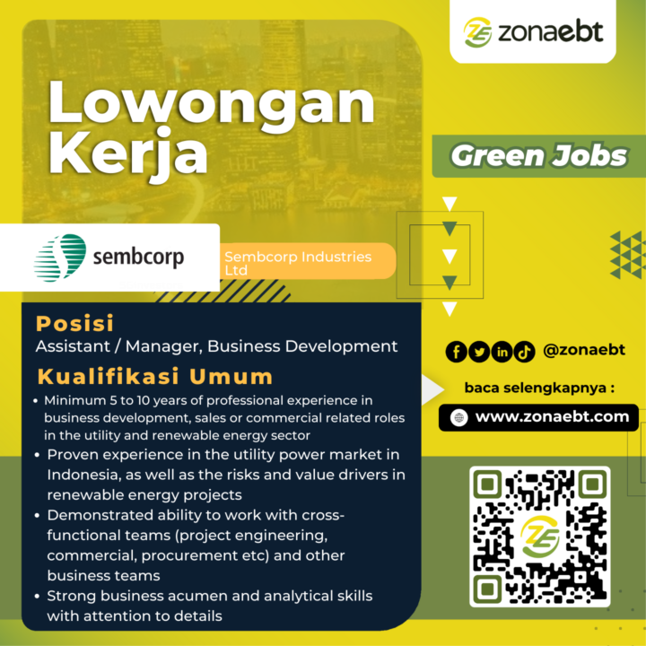 Sembcorp Industries Ltd Assistant Manager, Business Development zonaebt.com