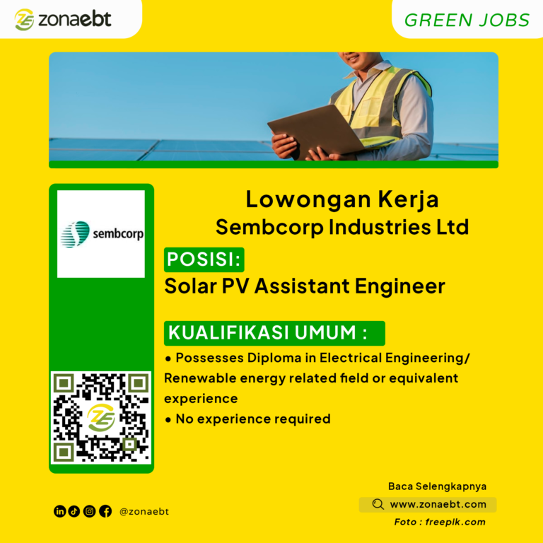 Solar PV Assistant EngineerGreen Jobs zonaebt.com