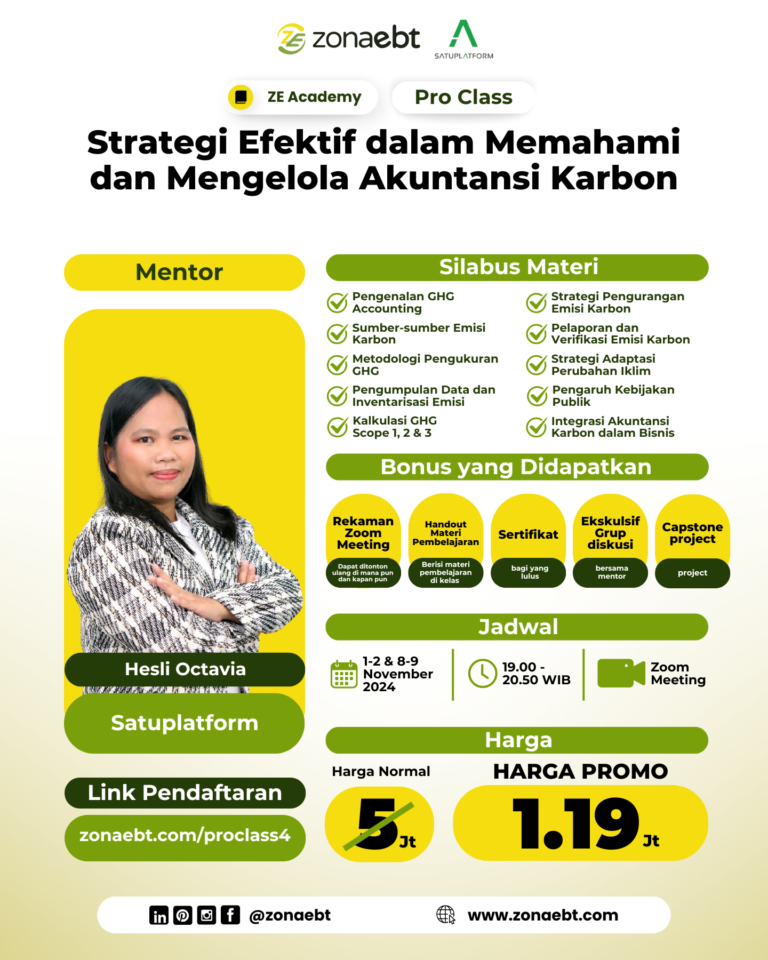 Strategi Efektif dalam Memahami dan Mengelola Akuntansi Karbon (1)