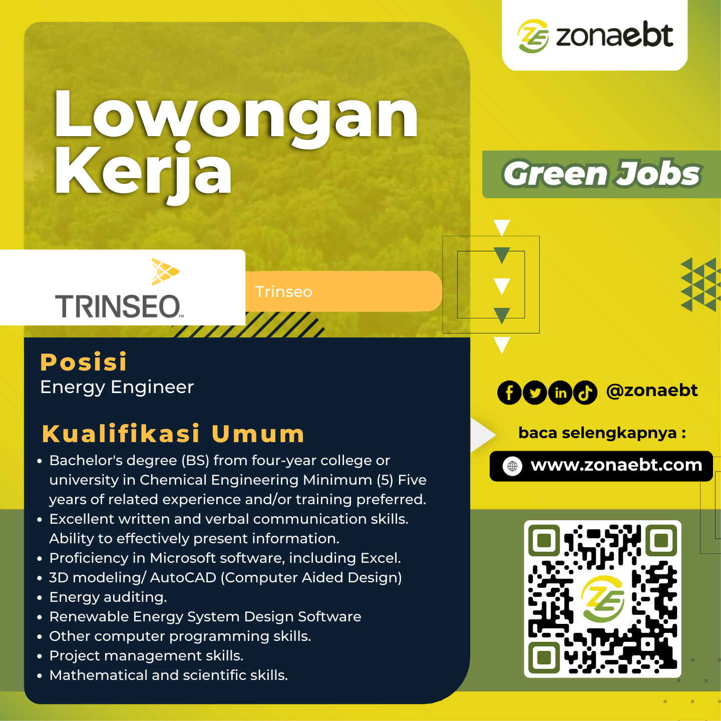 Trinseo Energy Engineer zonaebt.com