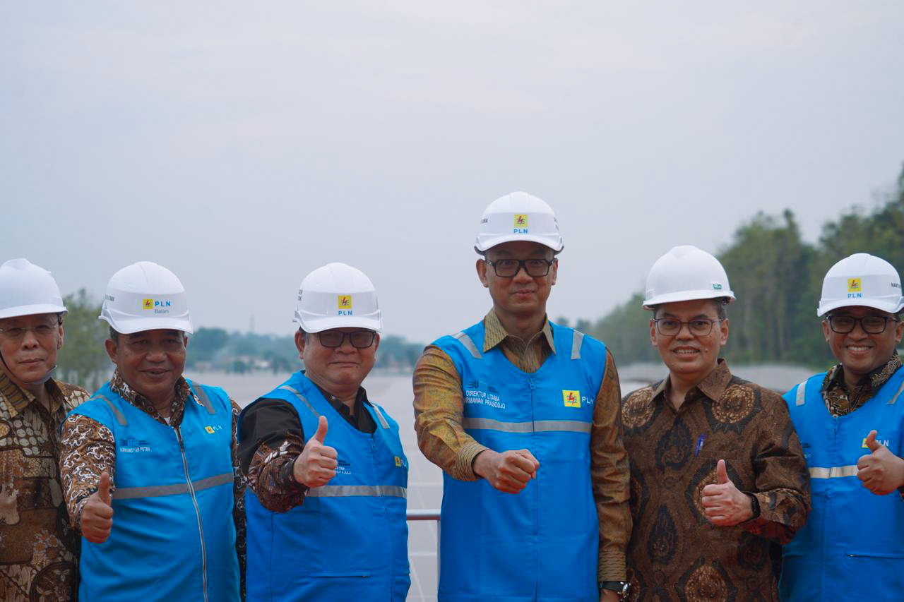 Peresmian PLTS ground mounted yang akan beroperasi zonaebt.com