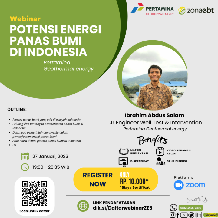 Potensi Energi Panas Bumi di Indonesia Webinar