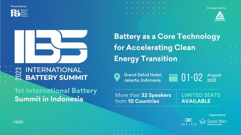 The International Battery Summit (IBS) Akan Digelar Pada Tanggal 1-2 Agustus 2023 zonaebt.com