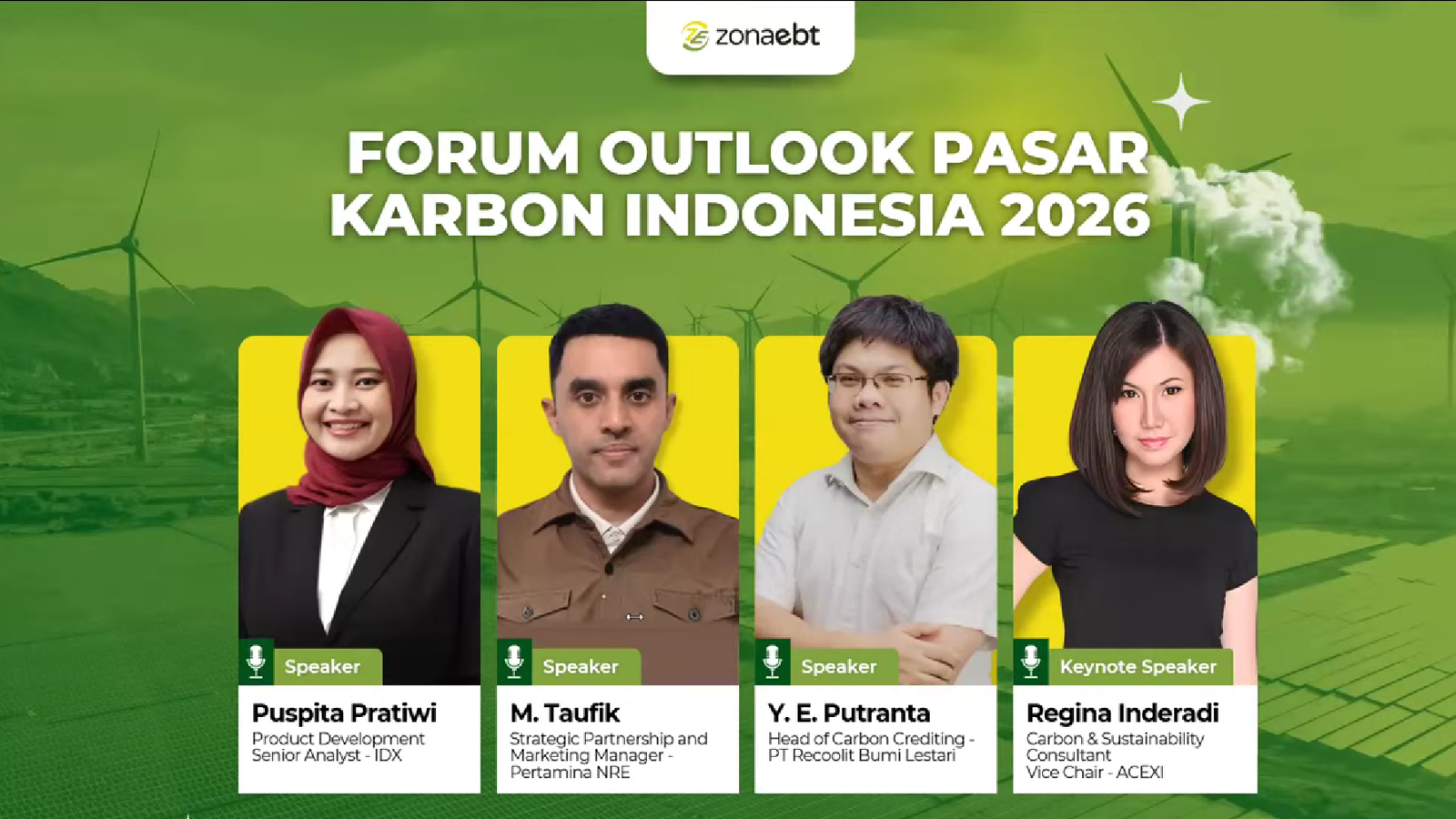 ZONAEBT Gelar Forum Outlook Pasar Karbon Indonesia 2026