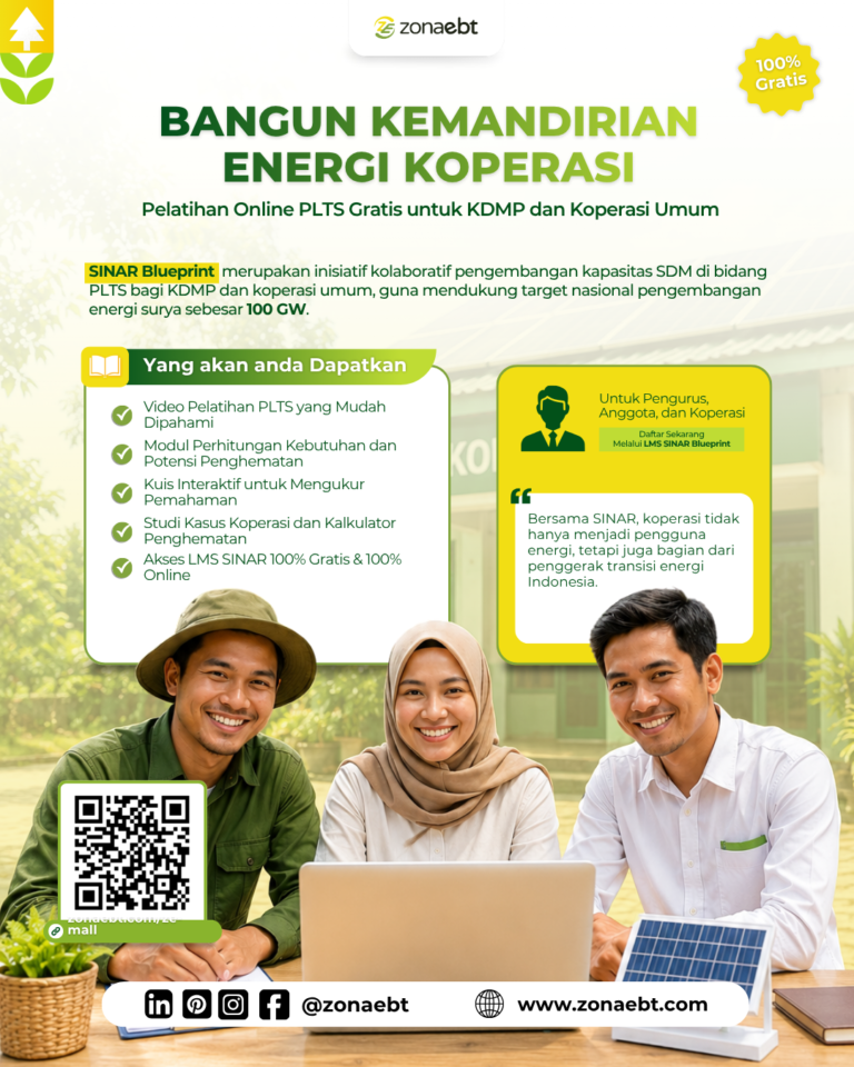 ZONAEBT Luncurkan SINAR Blueprint, Panduan Transformasi Energi Terbarukan (PLTS) bagi Koperasi Desa zonaebt.com