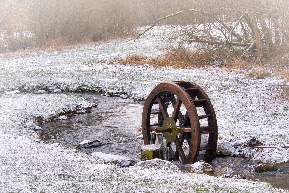 Water Wheel Winter