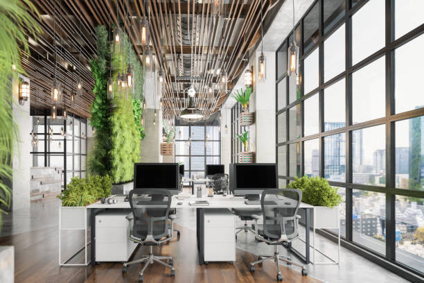 Sustainable green co-working office space